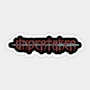 Undertaker with Trocar Embalming Tool Sticker